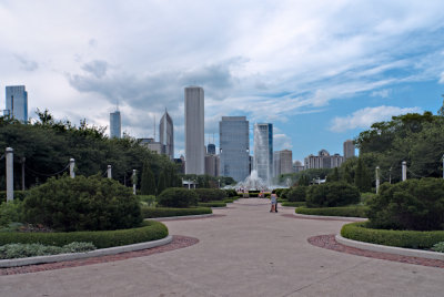 Skyline and Buckingham Fountain