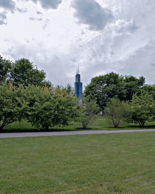 View from lake front