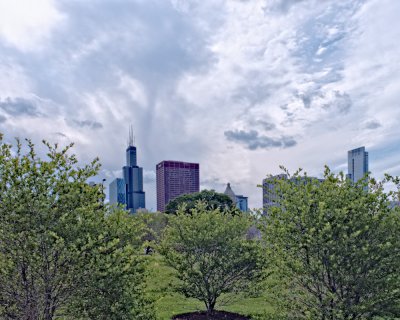View from lake front
