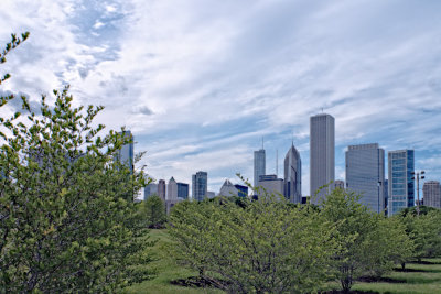 View from lake front