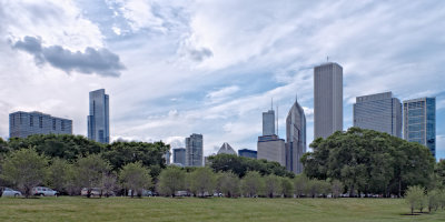 View from lake front