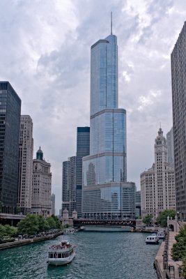 Trump Tower from Columbus Drive Bridge