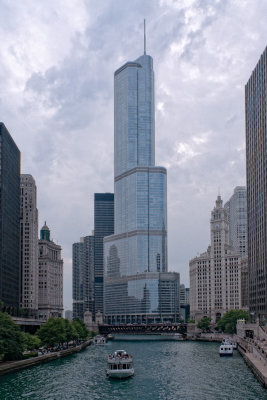 Trump Tower from Columbus Drive Bridge