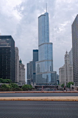 Trump Tower from Columbus Drive Bridge