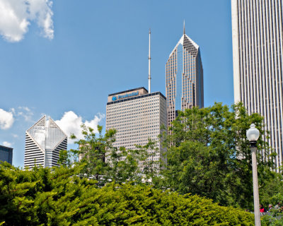 View from Lurie Garden