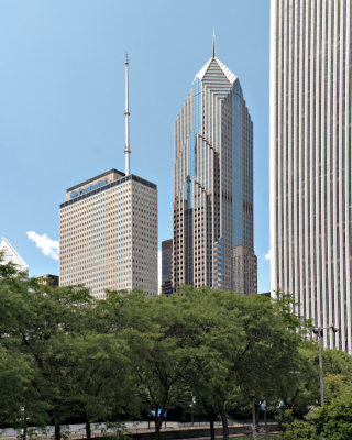 View from Bridge in Millennium Park