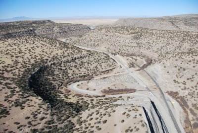 looking west down the canyon