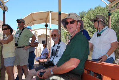 Bob Foltz and two Paul Browns enjoying the ride