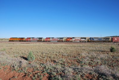 five locos struggling hard