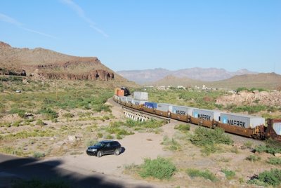 into the desert