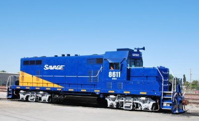 dark blue Topeka-cab geep