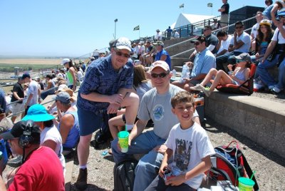 three race fans