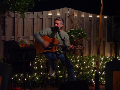 courtyard music man, Cocoa Beach florida USA