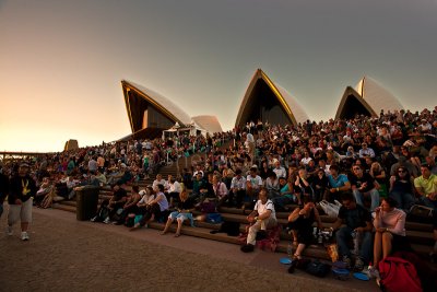 Open air performance at Sydney Opera House