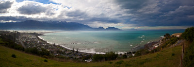 Panorama of Kaikoura Harbour