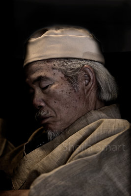 Japanese man on ferry