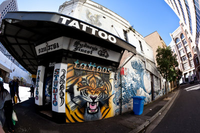 Tattoo shop in Sydney CBD