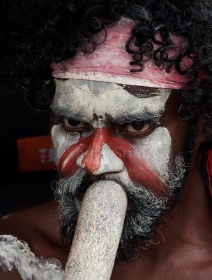 Terry, aboriginal didge player