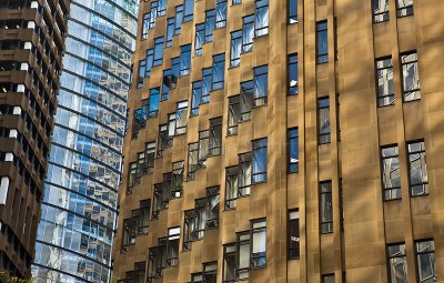 Office windows in CBD, Sydney