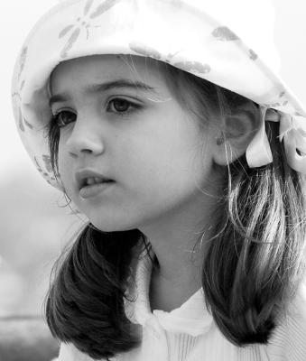 Little girl on ferry