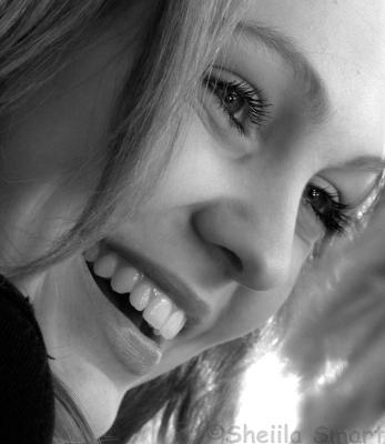 Young woman on ferry