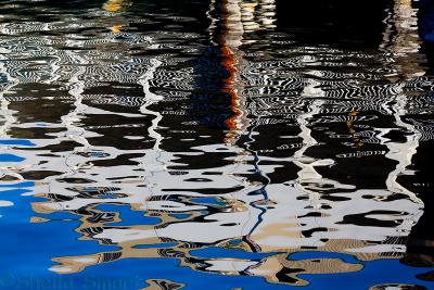 Manly wharf reflection