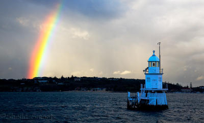 Rainbow on Sydney Harbour