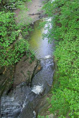 Stream and Waterfall in Matthiessen State Park