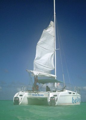 Snorkling catamaran