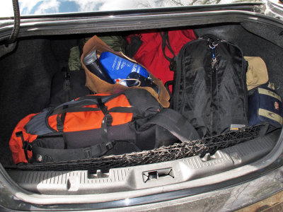 All packed and ready to go.