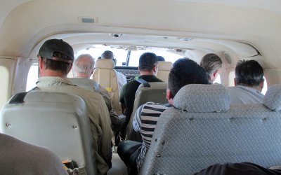 On board for Kaieteur Falls flight