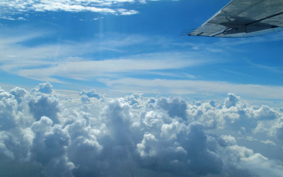 Flying to Kaieteur