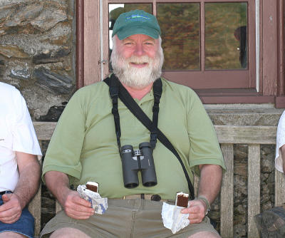 Dave's happy. He's got ice cream.