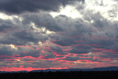 Sunset from Middlebury, Vt.
