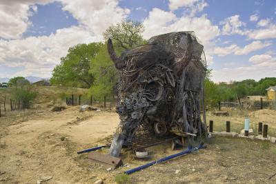 bison statue ii