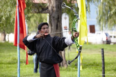 ARCHERY, THE NATIONAL SPORT, TARGET 140 METERS AWAY !!!