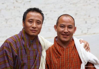 Namgay with Tour Guide Colleague