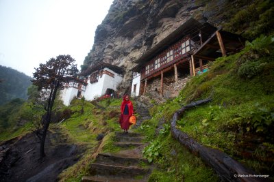 the Kila Nunnery is high up in the mountains