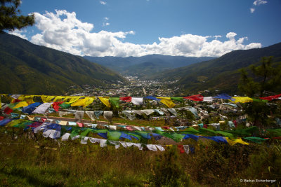 View over Thimphu