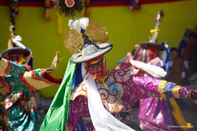 the black hat mask dancers
