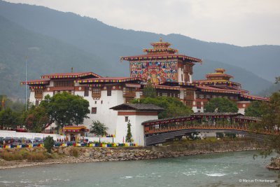 Punakha Dzong prepared for the Royal Wedding