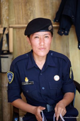 Even the Police has beautiful women...