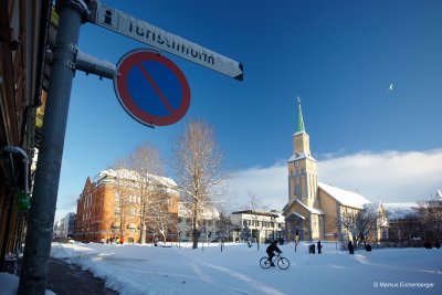 The main church and Tourist Info