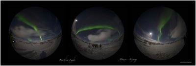 Northern Lights Arch Collage