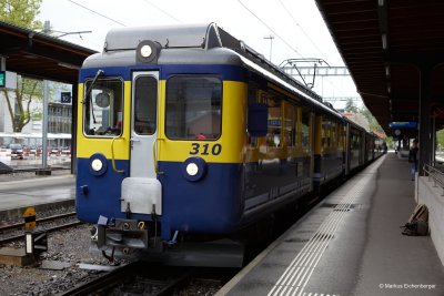 Train from Interlaken to Kleine Scheidegg
