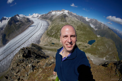 at the top of the glacier is the famous Jungfraujoch