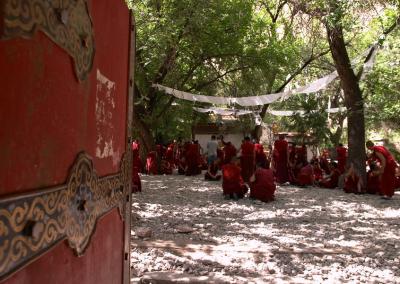 Enter the debating of the Monks at Sera Monastery
