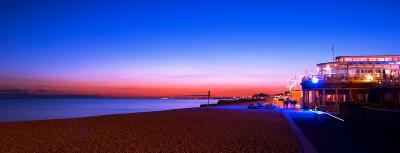 Brighton Sunset with Restaurant