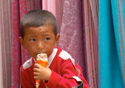 Lijiang Boy with Ice Cream