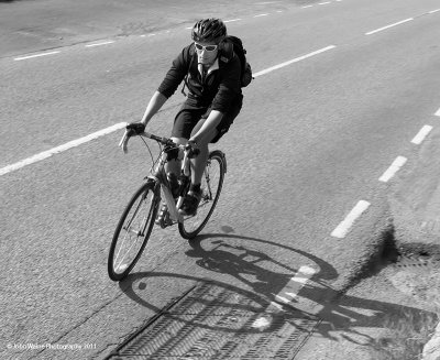 Cyclist & Shadow